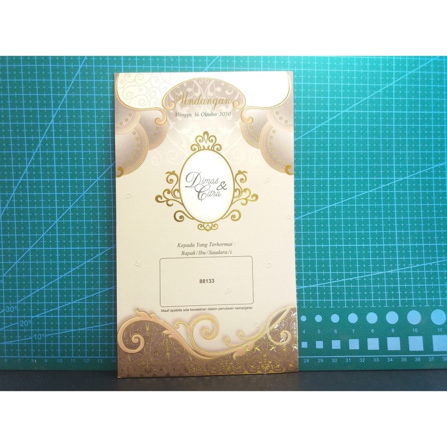 Undangan Blangko ERBA 88133 Free Plastik