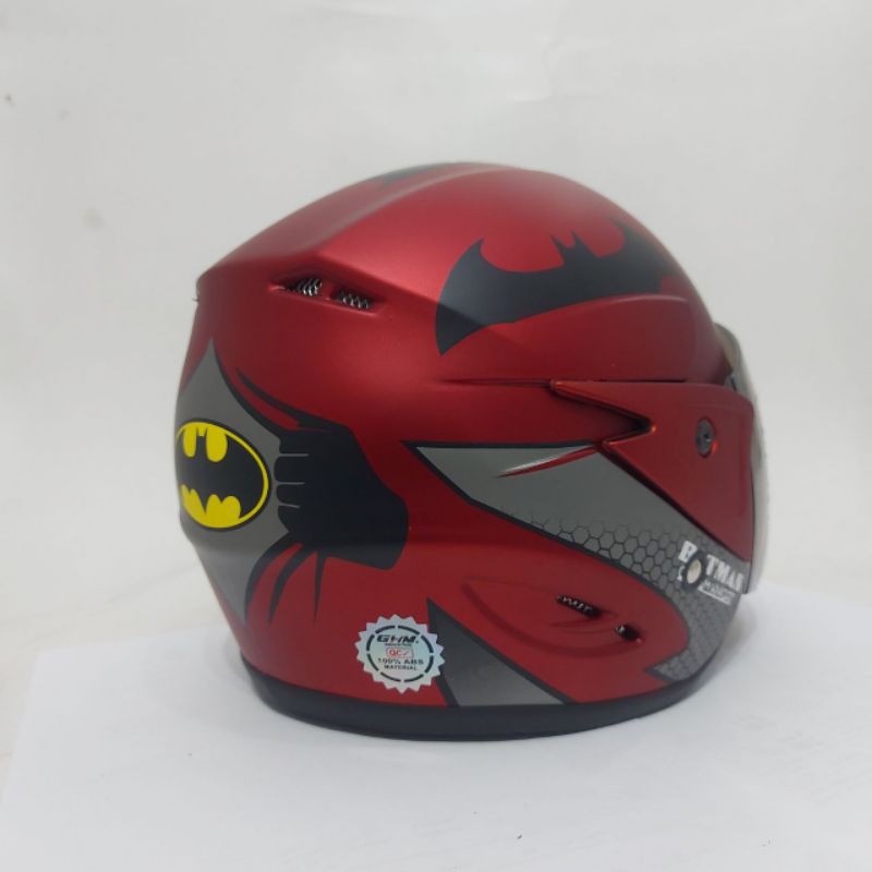 Helm Anak Batman Untuk 3 SD 9 Tahun