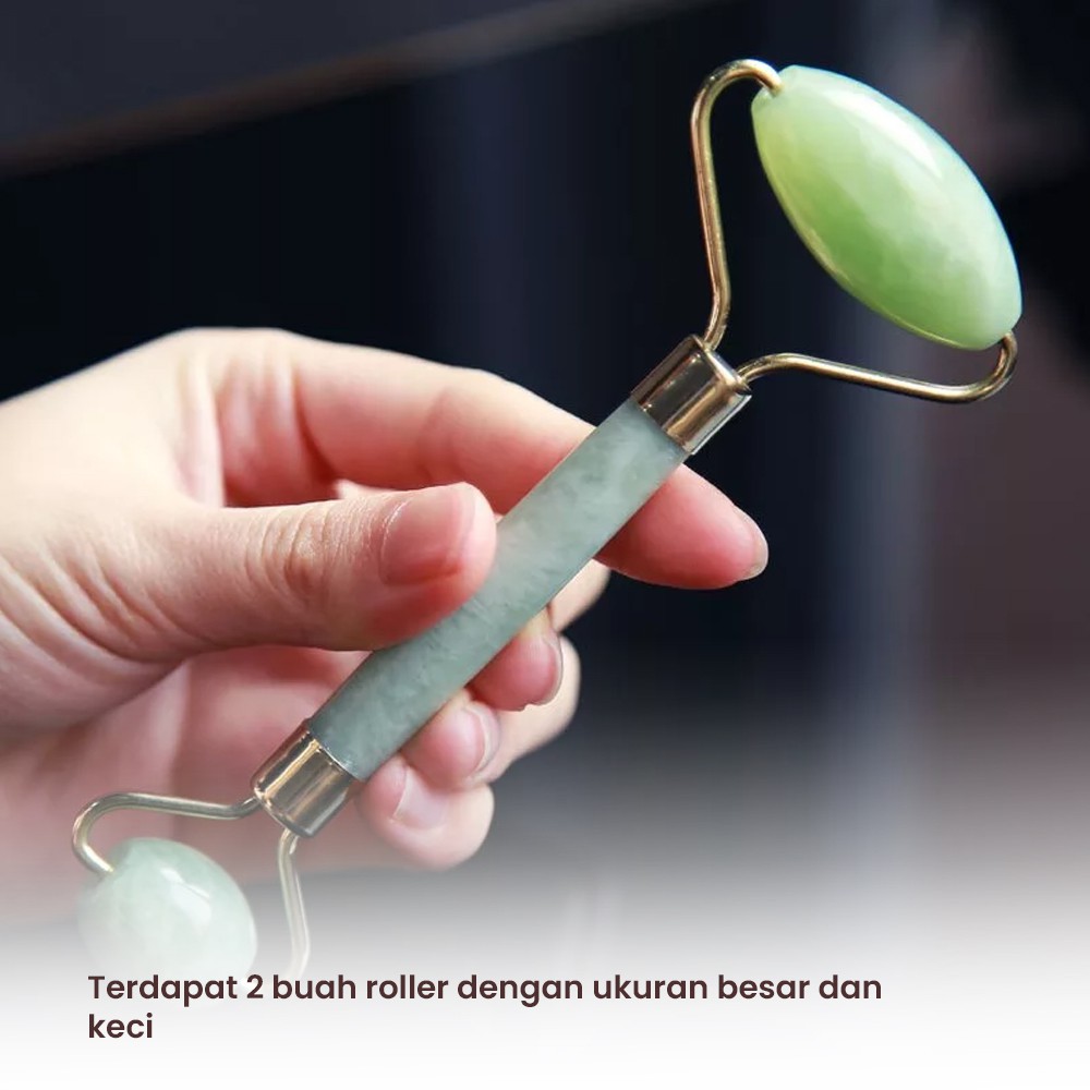 Jade Roller Face Alat Roller Wajah Facial Face Massage