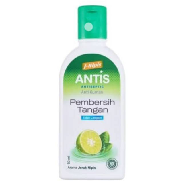 ANTIS Hand gel Jeruk Nipis 60 ml (Tidak Bisa kirim ke luar pulau dengan JNT