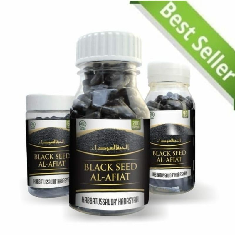 Habbatussauda BLACK SEED - Kapsul Jinten Hitam - Habbatus Saud Al Afiat
