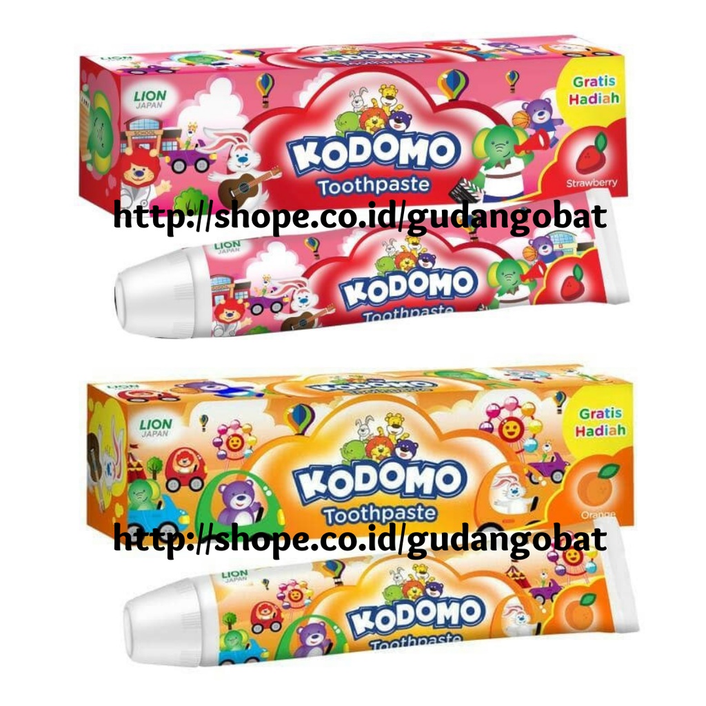 Jual Kodomo Toothpaste Orange 45 Gr, Kodomo Toothpaste Strawbery Gr ...
