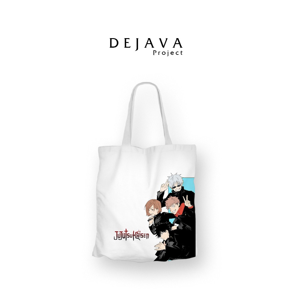 TOTEBAG KANVAS ORIGINAL DEJAVA TOTEBAG KANVAS TERBAIK ANIME JUJUTSU 01