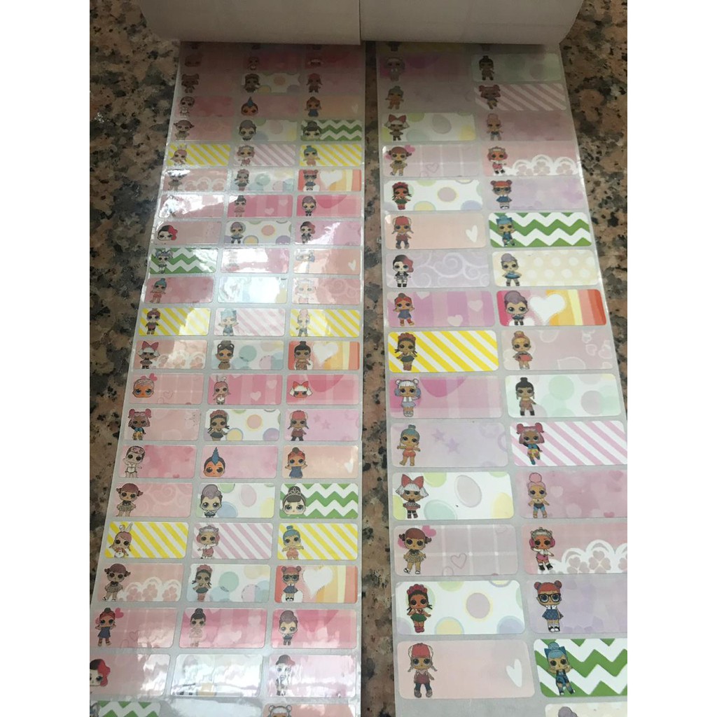 

Label Nama Stiker Waterproof Name Sticker Anti Air LOL Stickers Tag