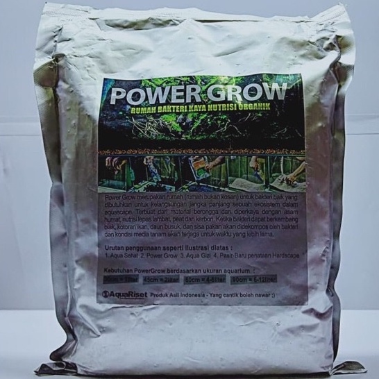 POWERGROW POWER GROW rumah bakteri aquascape