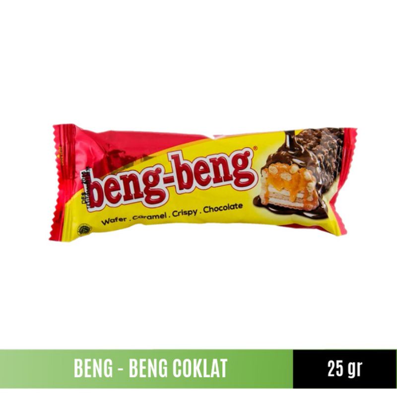 Beng-Beng 25gram kemasan baru - Bengbeng Snack Wafer Coklat 4 kelezatan dalam sekali gigit