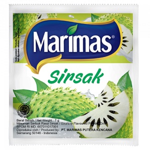 

Marimas Minuman Serbuk Instan Rasa Sirsak Kemasan Sachet 7gr ( 1 Renceng = 10 Sachet )