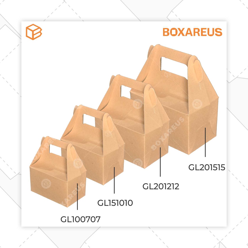 Gift Box Kotak Souvenir Box Gable Box Packaging | GL100707