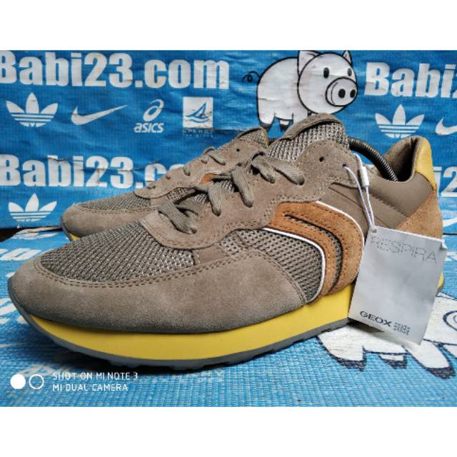 Geox Vincit Yellow sneakers original + Free kaos kaki