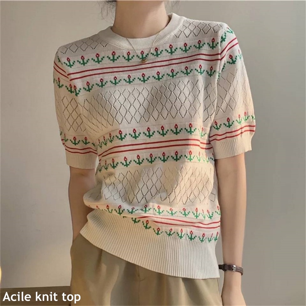 Acile knit top - Thejanclothes