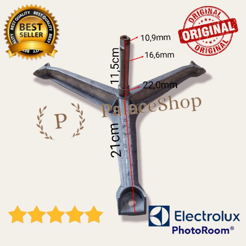Spider Segitiga Baling Baling Drum Mesin Cuci LUX Royal Classic WH262