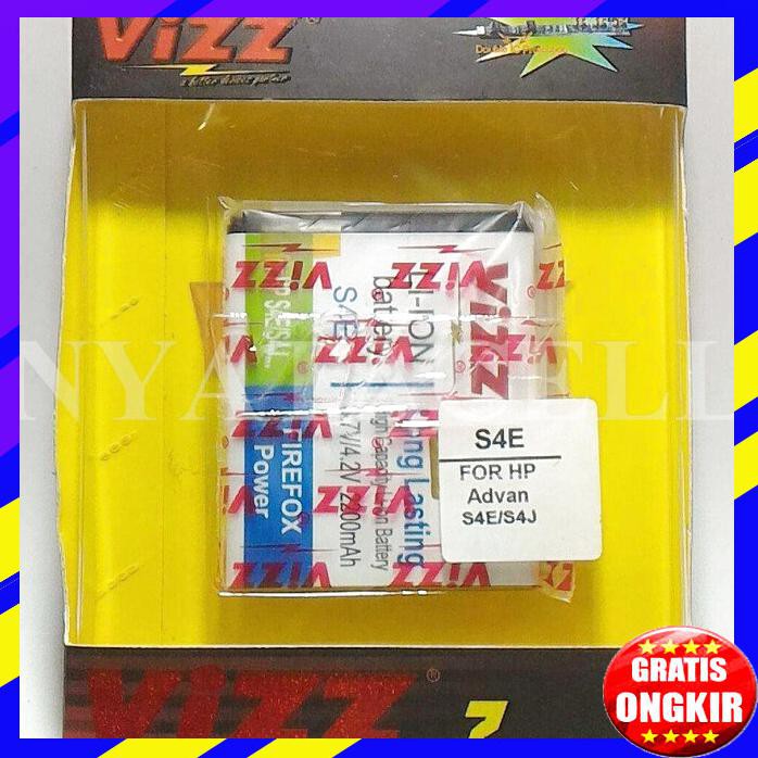 ACC HP ADVAN S4E S4J BATERAI VIZZ DOUBLE POWER 2200MAH