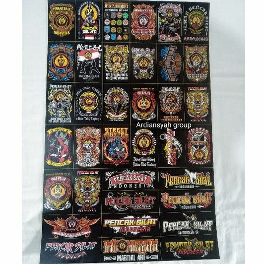 

( DAPAT 18 BIJI) STIKER TERMURAH PENCAK SILAT INDONESIA DISTRO IPSI GROSIR
