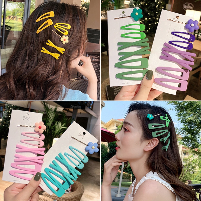 Set 7 Pcs Jepit Rambut Gaya Korea Untuk Wanita