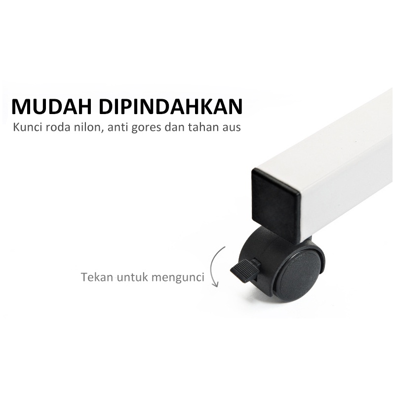 Weyon Sakura Meja Komputer / Meja Laptop / Meja Rias / Meja Aktivitas / Meja Lift (a160-120cm)