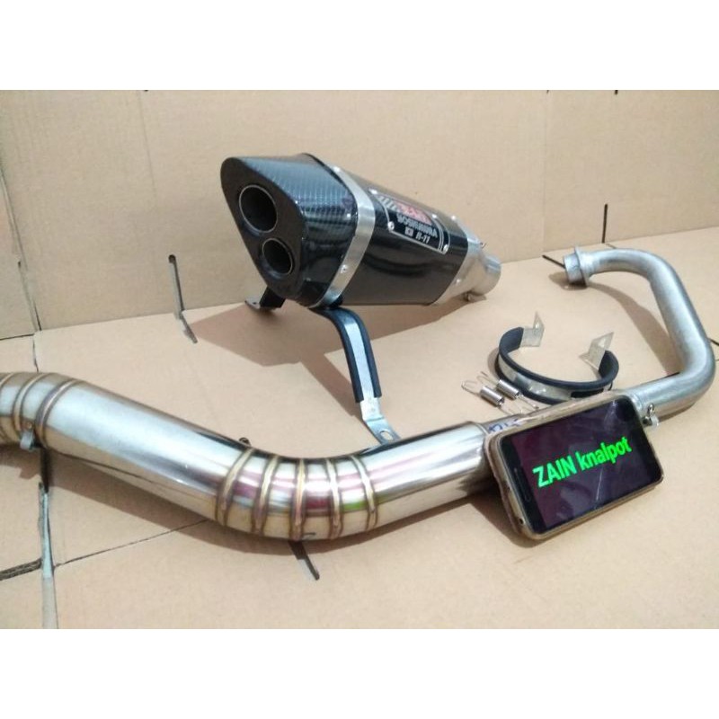 knalpot racing yoshimura r11 knalpot byson knalpot GSX knalpot scorpio knalpot tiger megapro verza