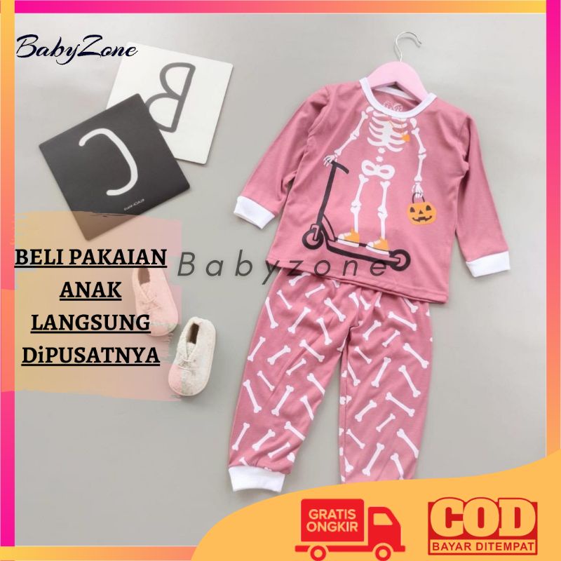 Setelah Baju Anak Perempuan Piama Piyama Anak Perempuan Karakter Halloween Umur 4 Tahun