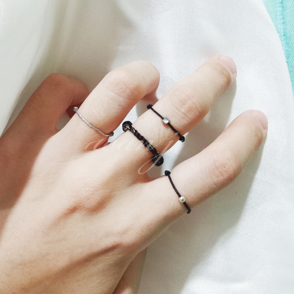 CINCIN Tiny Super Simple Lucu Cute Tali Mini Tipis Polos