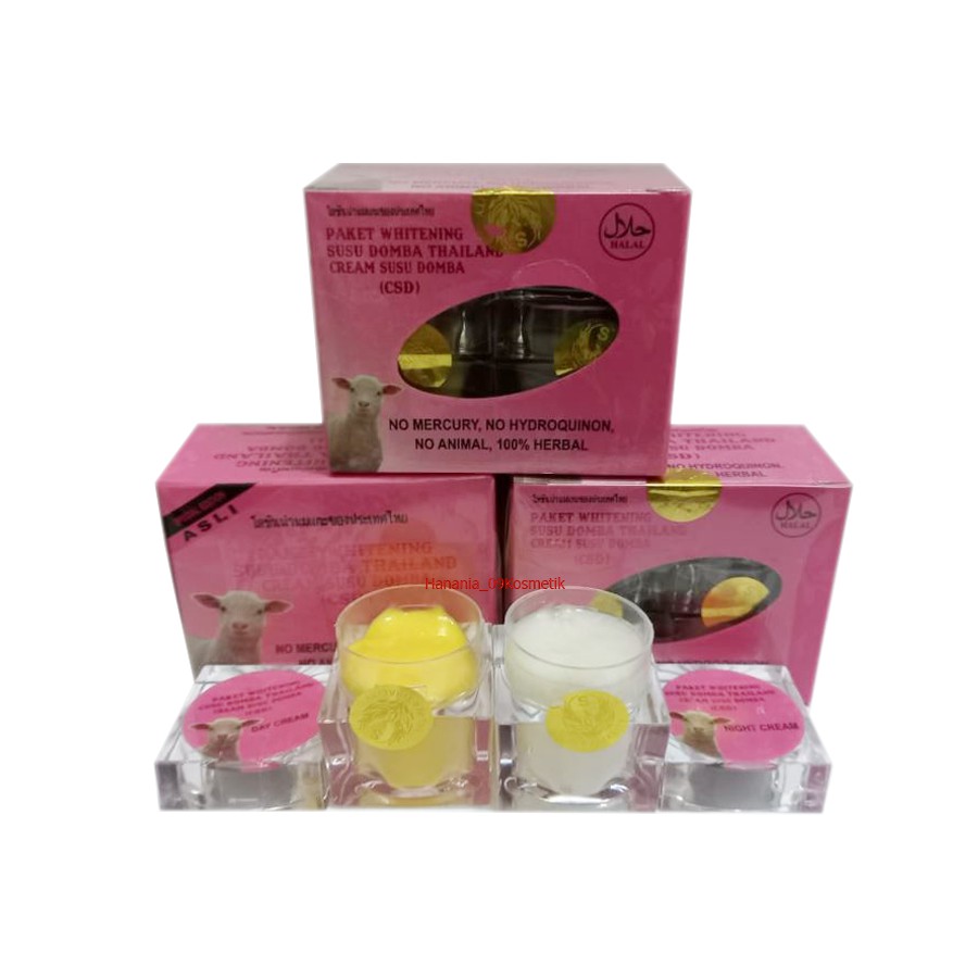 CSD CREAM SUSU DOMBA BERHOLOGRAM EMAS SUDOM 15 GR KRIM SUSU DOMBA PEMUTIH WAJAH