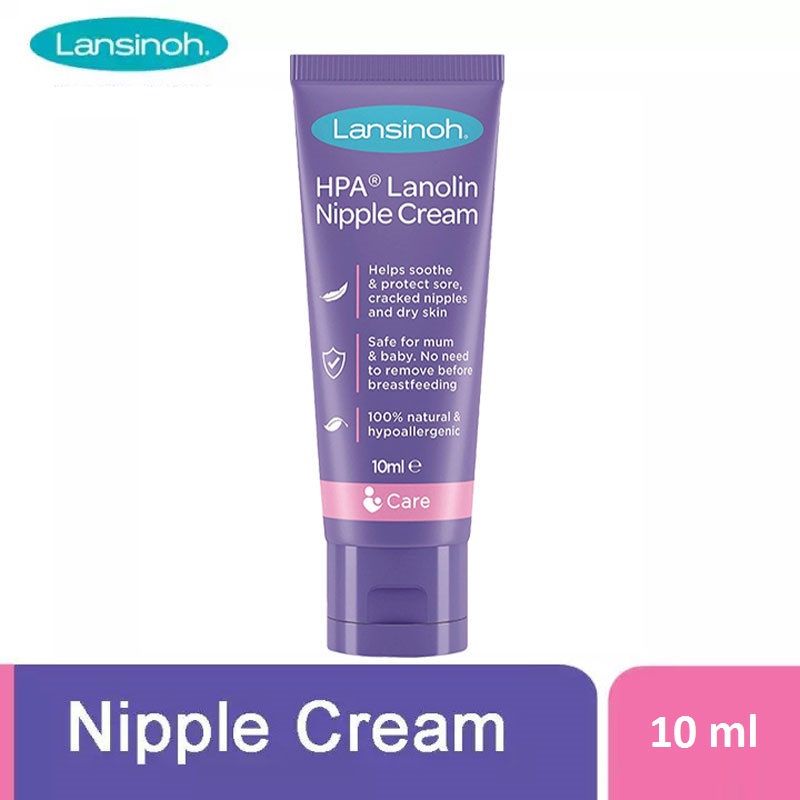 Morinz Nipple Cream HPA Lanolin Lansinoh Pigeon 10ml dan 40ml