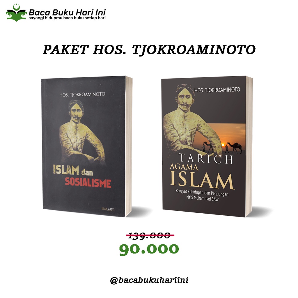PAKET HOS TJOKROAMINOTO | ISLAM SOSIALISME DAN TARICH AGAMA ISLAM