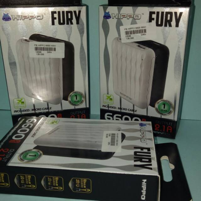 Powerbank hippo 6600 mah