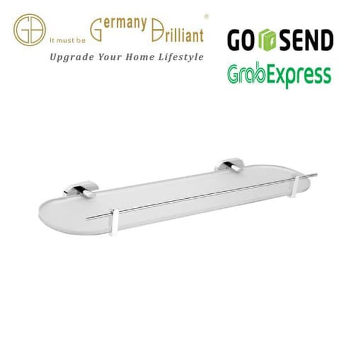 Rak Kaca Aksesoris Kamar Mandi Germany Brilliant GBY69103
