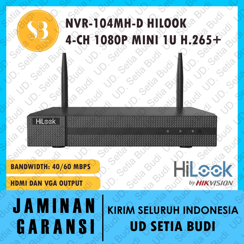 NVR-104MH-D Hilook  4 Channel 1080P Mini