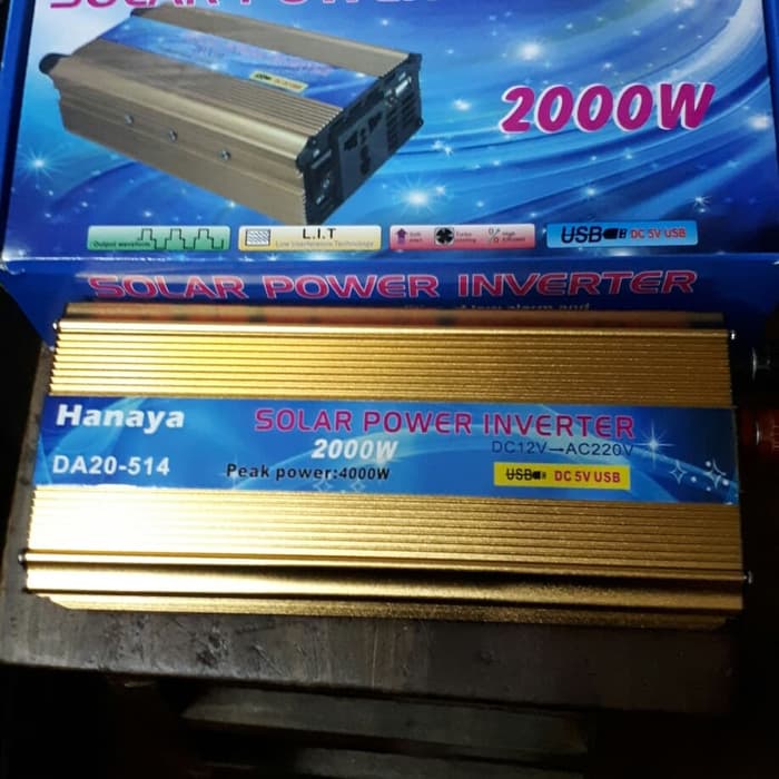 Power Inverter 2000 Watt Hanaya / Inverter Hanaya 2000 Watt + Usb