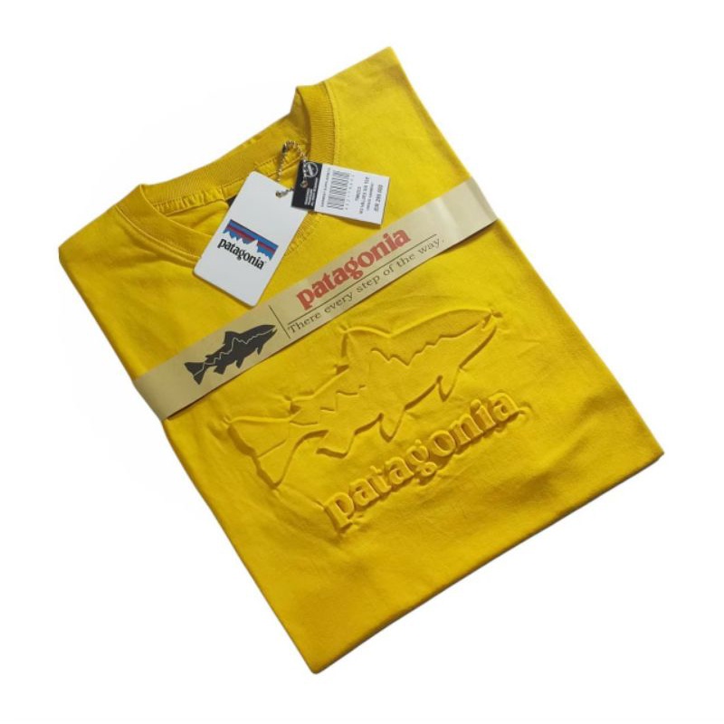 Kaos tshirt patagonia logo timbul terlaris m.l.xl