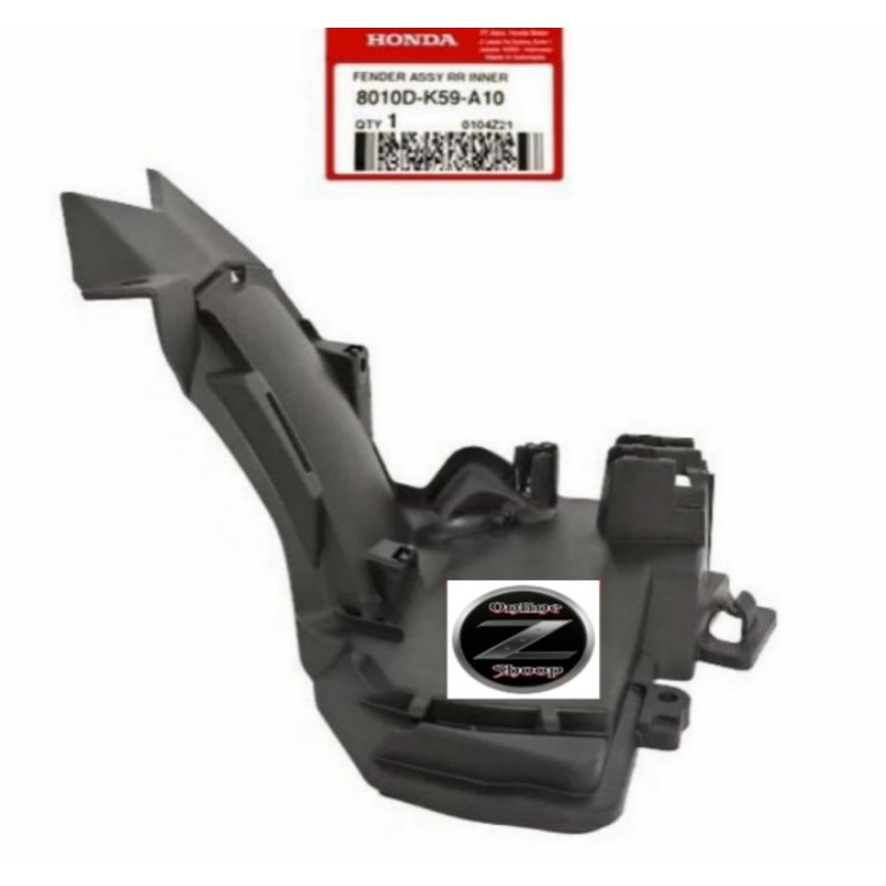 spakbor kolong bagian belakang Vario 125 150 LED old new ori ahm