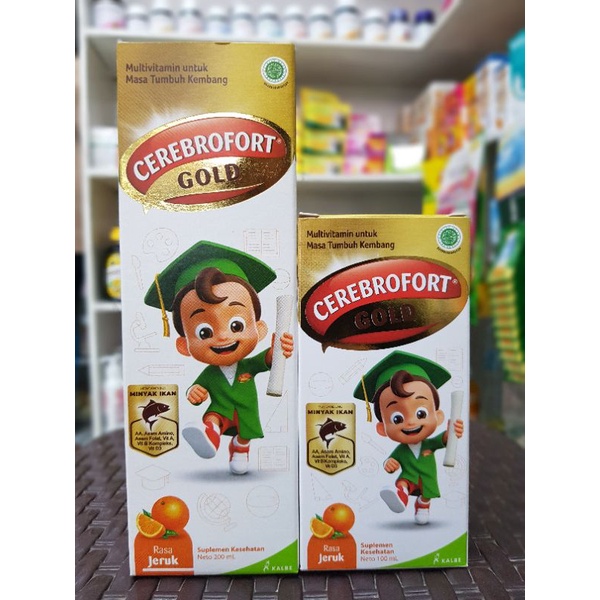 Cerebrofort Gold Sirup / Multivitamin Untuk Masa Tumbuh Kembang