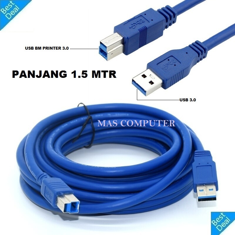 Jual Kabel Usb Printer Panjang 15 Meter Usb 30 Kabel Printer Usb Bm Usb 30 Shopee Indonesia 0698