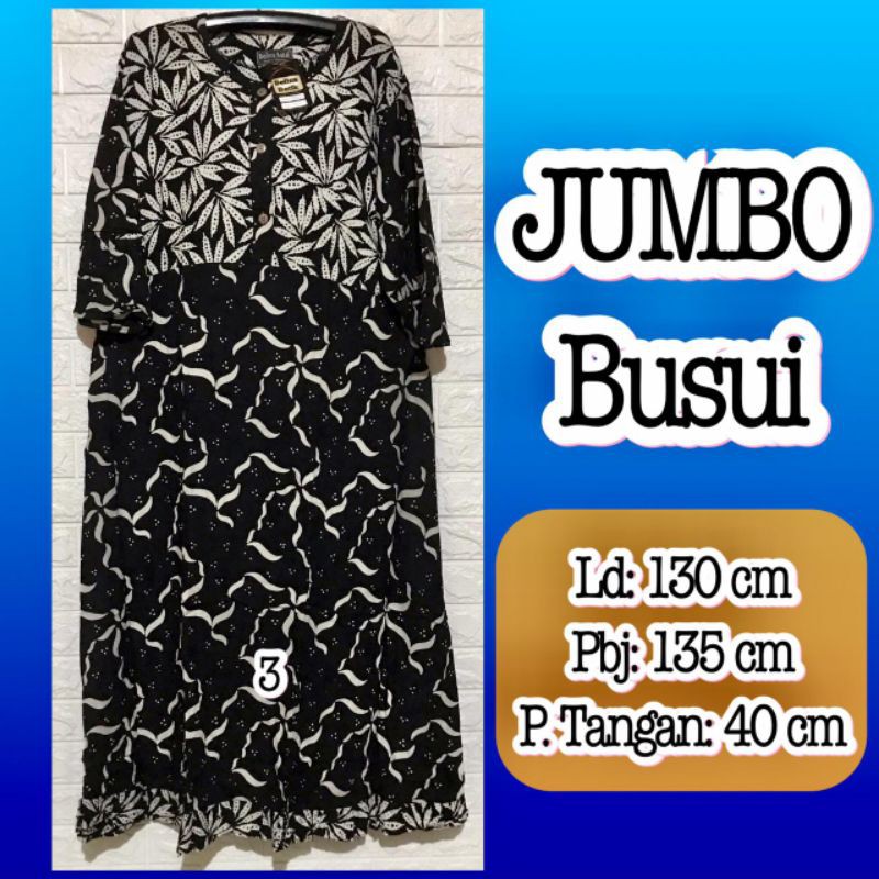 DASTER JUMBO KEKINIAN PANJANG LONGDRES GAMIS JUMBO HIJAB HIJABERS BATIK SAMMY PEKALONGAN MURAH