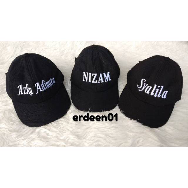 TOPI BASEBALL BORDIR ANAK, topi custom