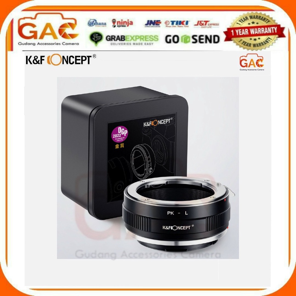 Lens Mount Adapter Pentax K to L Mount KNF Concept