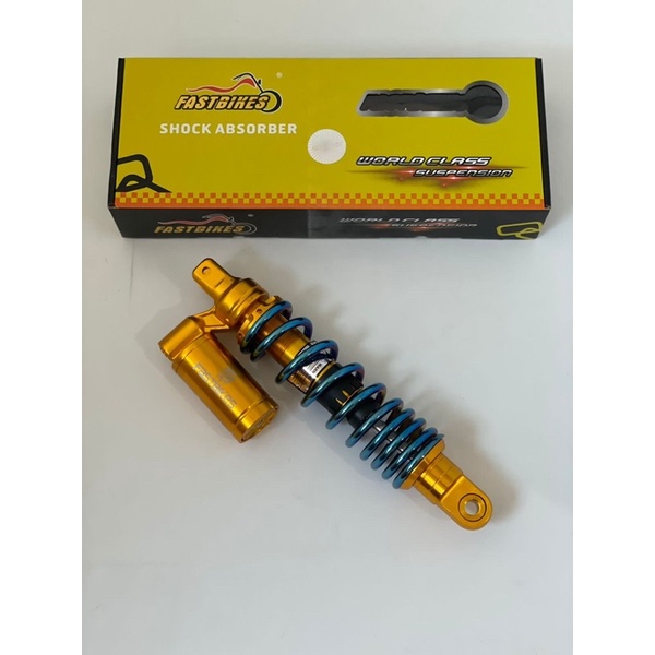 Shock Breaker Fast Bikes Tabung Bawah Printing Blue Ukuran 310 / Matic Yamaha