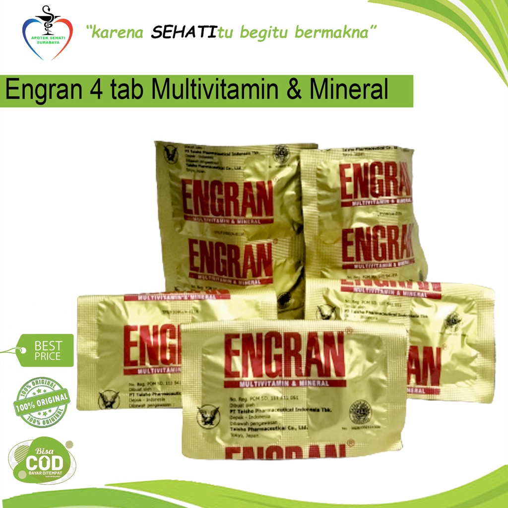 ENGRAN 4 TABLET MULTIVITAMIN  MINERAL ANEMIA