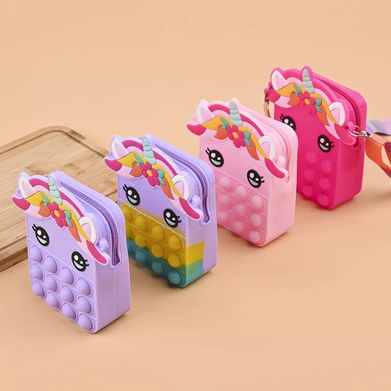 TAS POP IT ANAK MELODY / TAS POP IT ANAK SELEMPANG UNICORN / TAS POP IT ANAK TERMURAH - P024