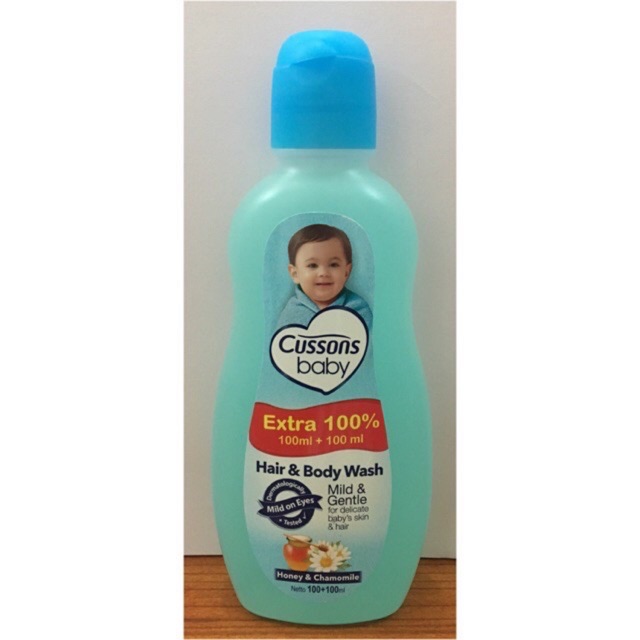 Cussons Baby Hair and Body Wash / Milk Bath 200ml / 100+100ml Sabun Mandi Bayi Anak Liquid Soap