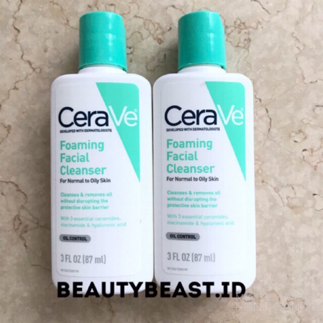 Cerave Hydrating Facial Cleanser Foaming Facial Cleanser Shopee Indonesia