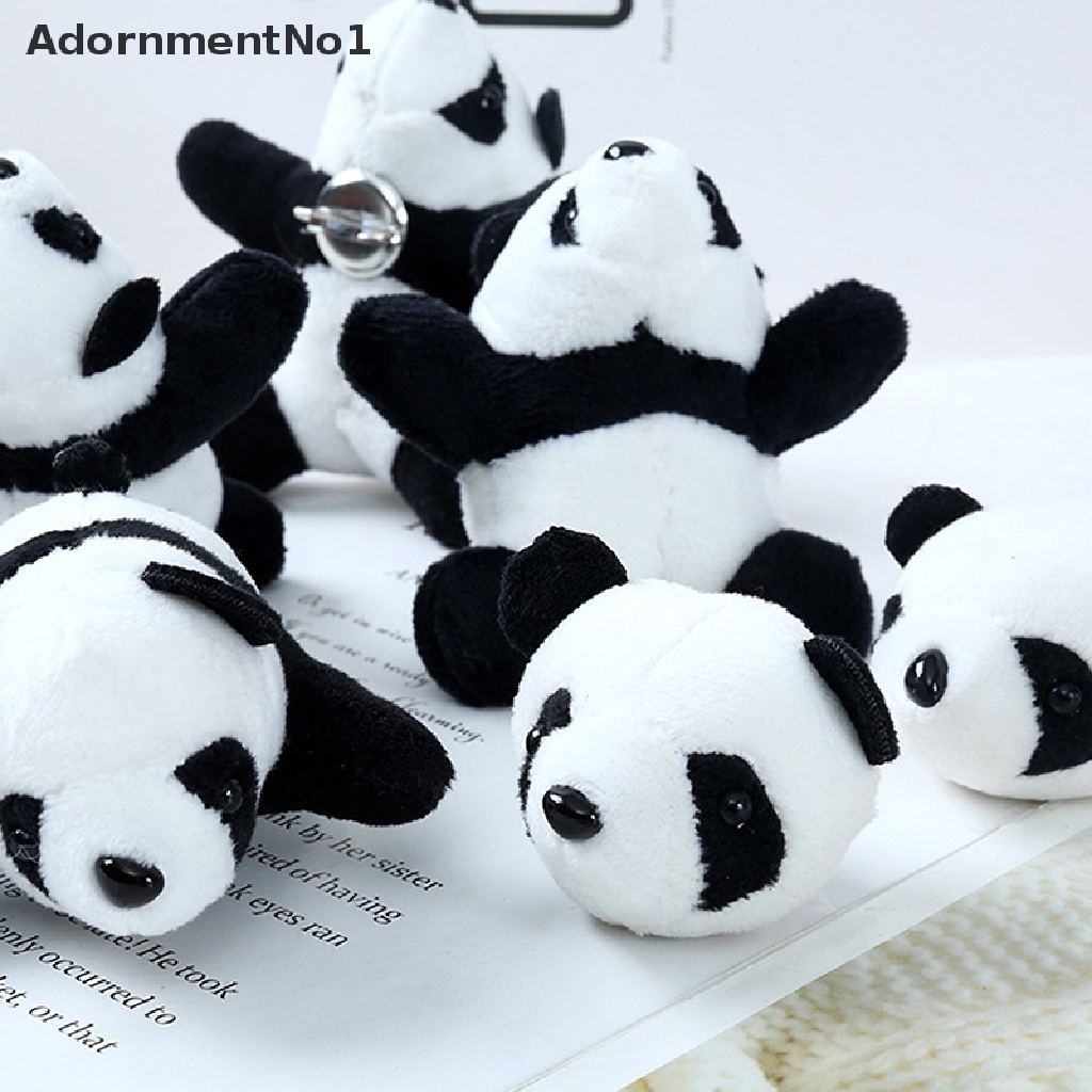 (AdornmentNo1) Pin Bros Boneka Panda Bahan Plush