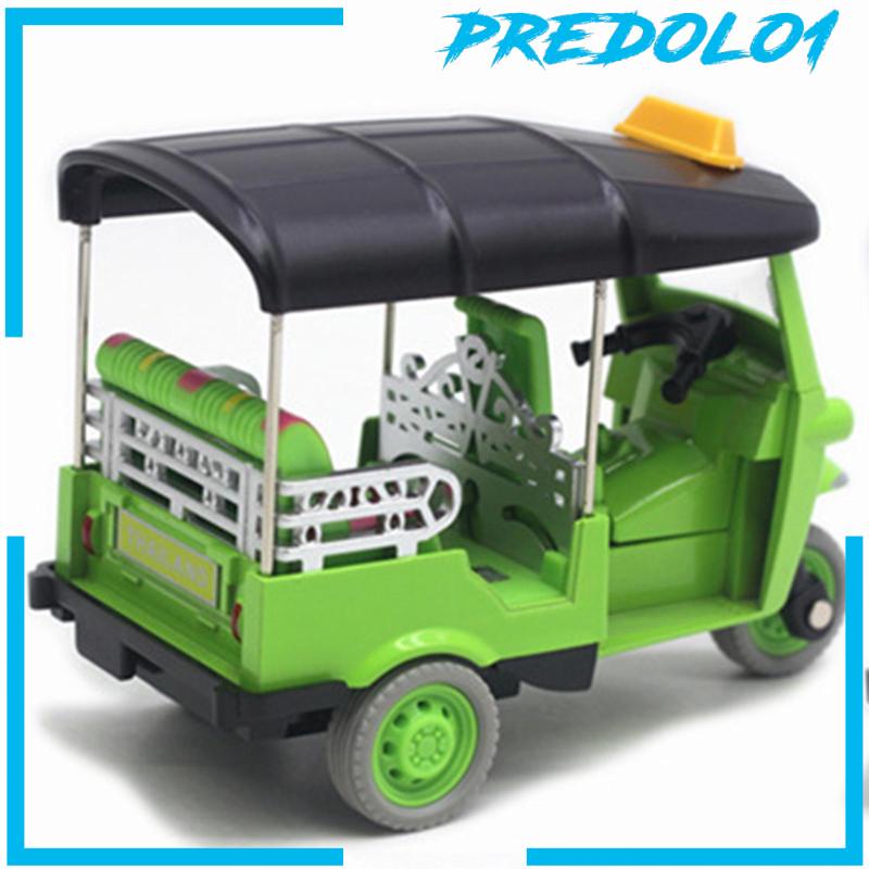 Predolo1 Miniatur Diecast Mobil Tricycle Thailand Bahan Alloy Warna Merah