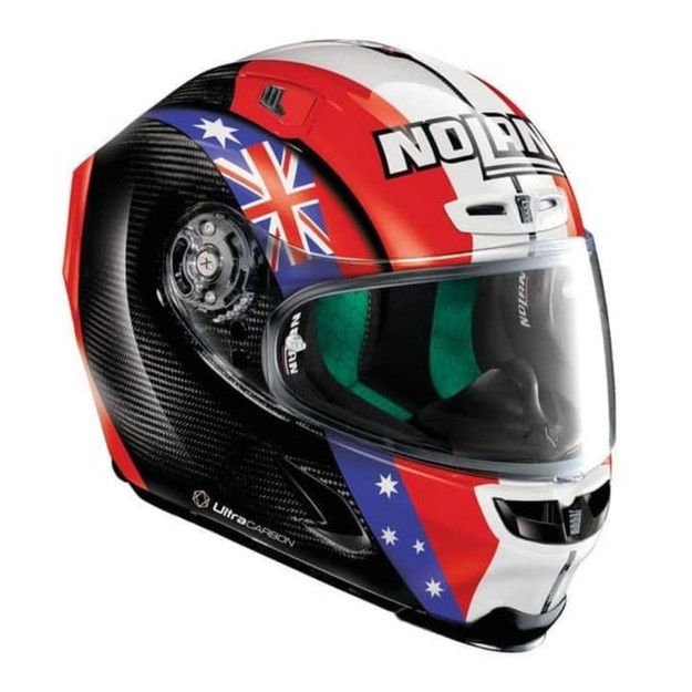 Helm Full Face XLite X803 X 803 Ultra Carbon Stoner Together 026