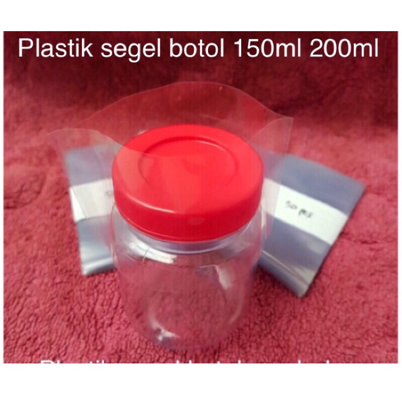 PLASTIK SEGEL BOTOL SAMBAL 200ML/SEGEL PLASTIK BOTOL SAMBAL/PLASTIK SEGEL