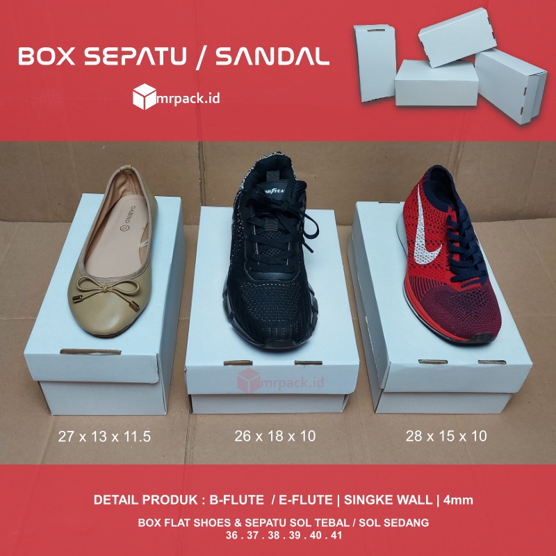 DUS SEPATU BOX SEPATU SIZE 36-40 Polos