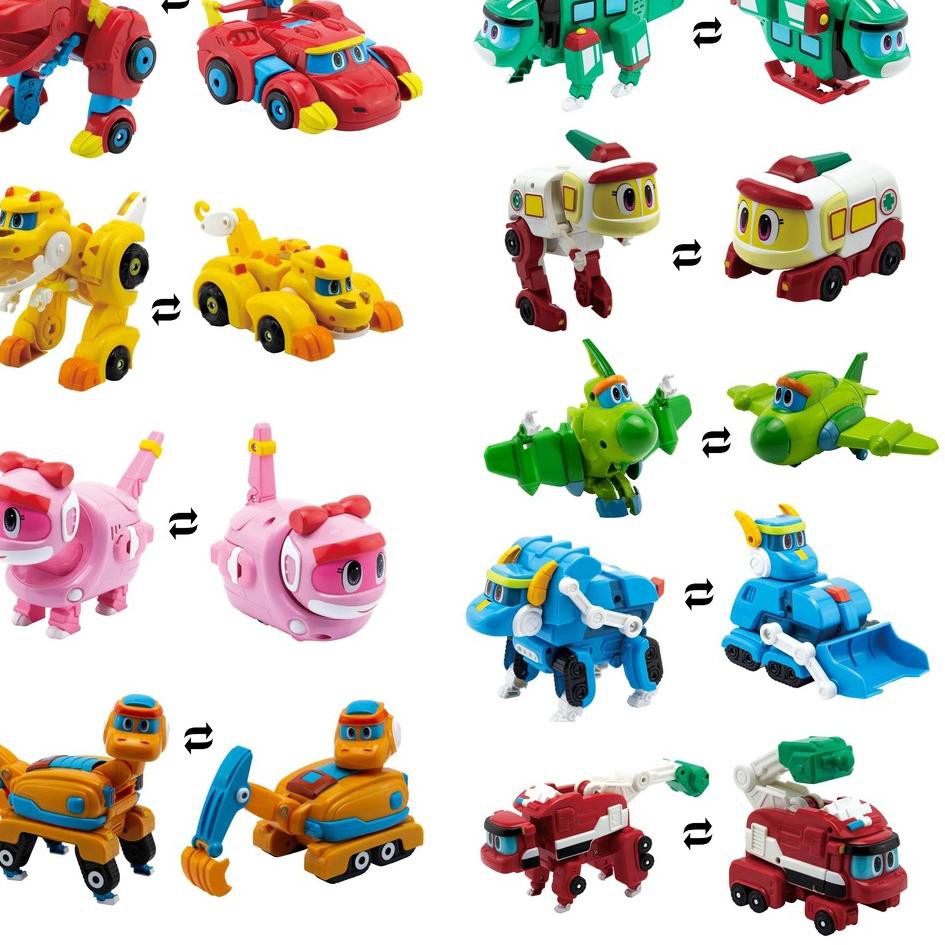 (FREE ONGKIR) GoGo Dino Explorers Big Transforming Dinosaur Robot Car with Sounds Original BIG SIZE