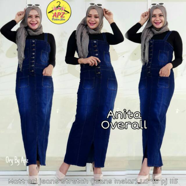 ANITA OVERALL ori jeans strech by APZ store
