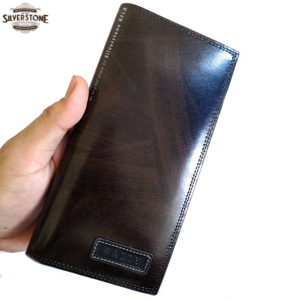 Dompet Pria Impor BALLY BL104 - Model panjang Long Wallet - Kulit Asli