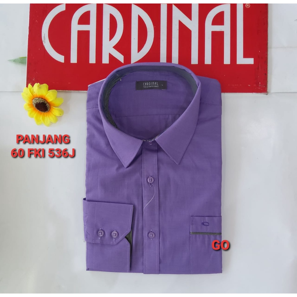 gof M-L CARDINAL KEMEJA FORMAL PANJANG Slimfit Pakaian Kemeja Kerja Pria Kantor Acara Resmi Pakaian Wisuda Original KTF